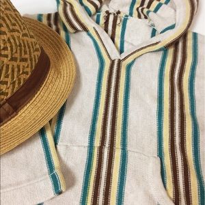 Beachy Baja Sweater Pullover Hoodie